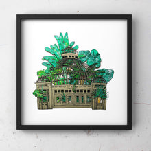 Load image into Gallery viewer, Allan Gardens Greenhouse (Green) - ORIGINAL ARTWORK