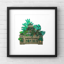 Load image into Gallery viewer, Allan Gardens Greenhouse (Green) - ART PRINT