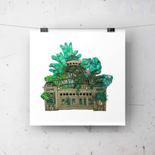 Load image into Gallery viewer, Allan Gardens Greenhouse (Green) - ART PRINT