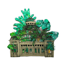 Load image into Gallery viewer, Allan Gardens Greenhouse (Green) - ORIGINAL ARTWORK