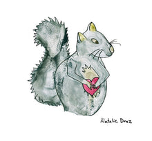 Charger l'image dans la galerie, Grey Squirrel Love - MAGNET