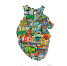 Charger l'image dans la galerie, The Junction Heart - ORIGINAL ART 20x20