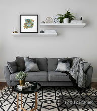 Load image into Gallery viewer, Toronto: Museums papercut artwork framed on living room shelf