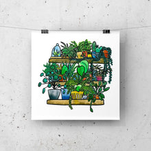 Load image into Gallery viewer, Plant Shelf - ART PRINT