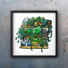 Load image into Gallery viewer, Plant Shelf - ART PRINT