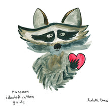 Load image into Gallery viewer, Raccoon Love - ART PRINT