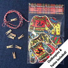 Load image into Gallery viewer, 8 Ugly Christmas Sweaters Garland