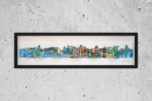 Load image into Gallery viewer, Pop Up Vancouver - FRAMED ART 9x32