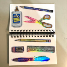 Load image into Gallery viewer, Scissors Holo Sticker: Anti-Stationary Supplies
