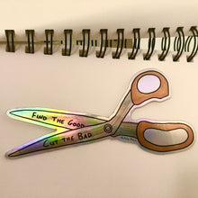 Load image into Gallery viewer, Scissors Holo Sticker: Anti-Stationary Supplies