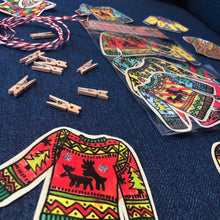 Load image into Gallery viewer, 8 Ugly Christmas Sweaters Garland