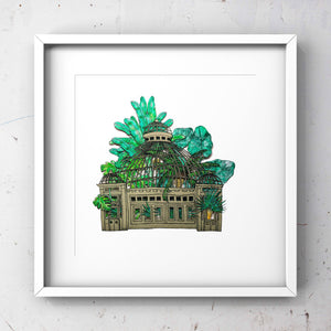 Allan Gardens Greenhouse (Green) - ART PRINT