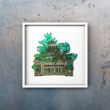 Load image into Gallery viewer, Allan Gardens Greenhouse (Green) - ART PRINT
