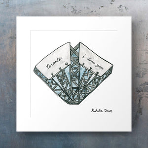 Toronto I Love You Billboard - ART PRINT