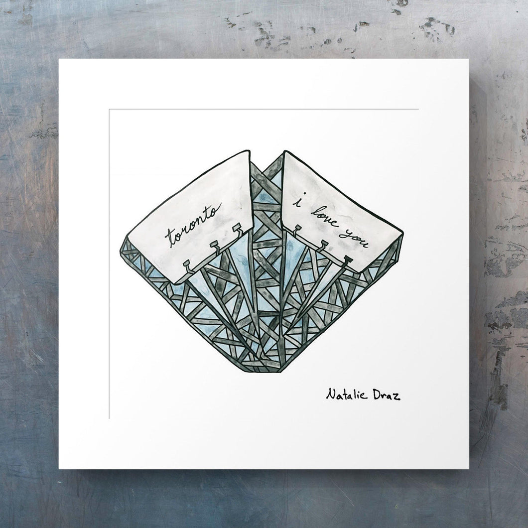 Toronto I Love You Billboard - ART PRINT