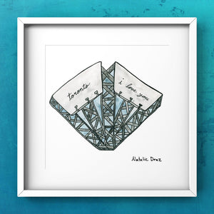 Toronto I Love You Billboard - ART PRINT
