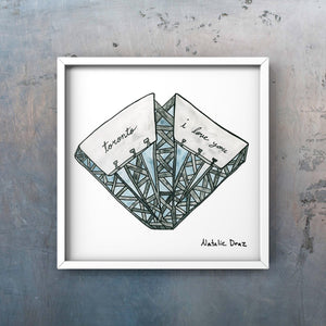 Toronto I Love You Billboard - ART PRINT