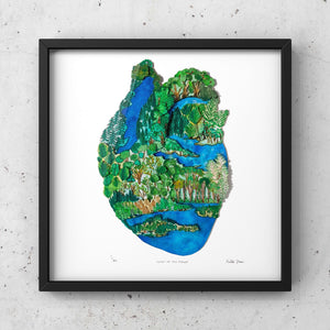 Forest Heart - ORIGINAL ART 20x20