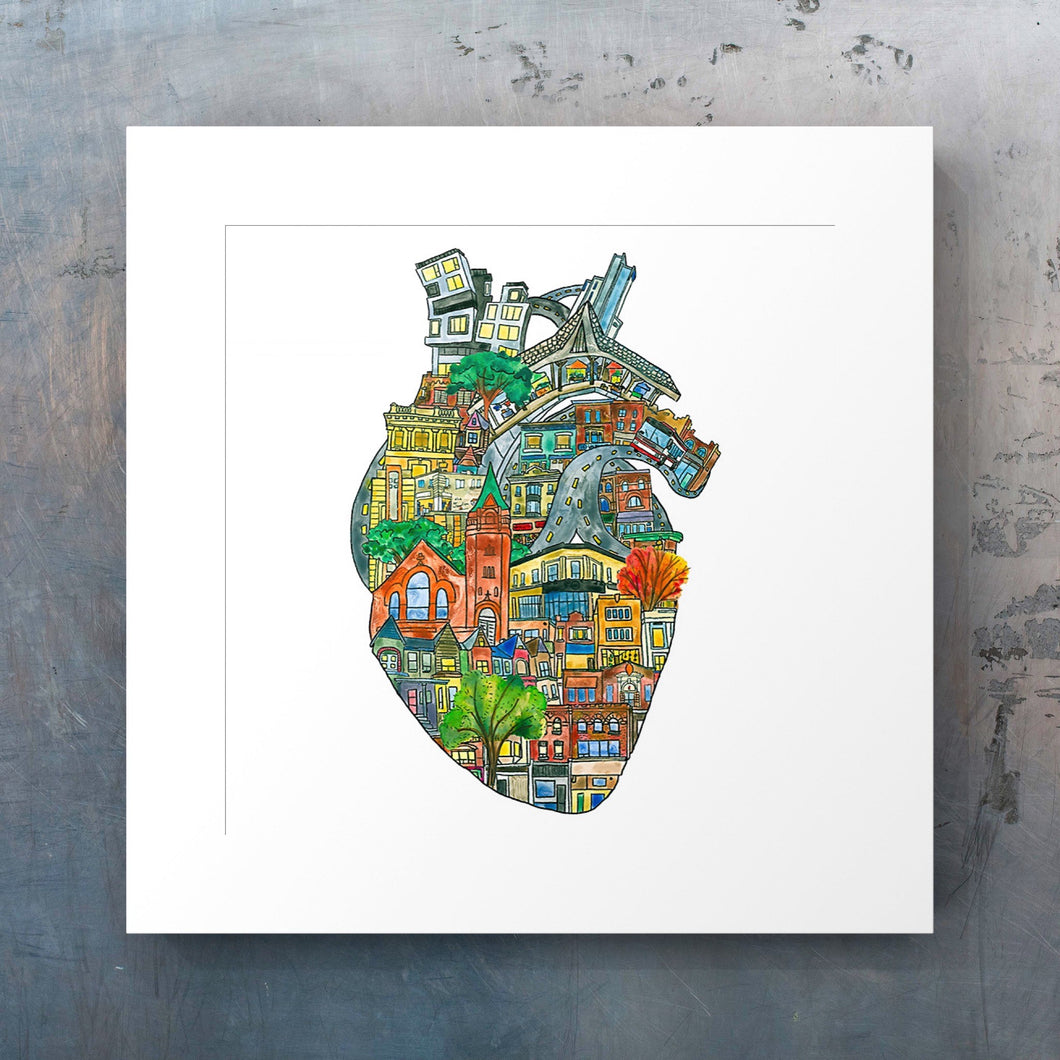 The Junction Heart - ART PRINT