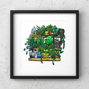 Plant Shelf - ART PRINT