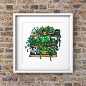 Plant Shelf - ART PRINT