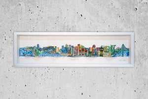 Pop Up Vancouver - FRAMED ART 9x32